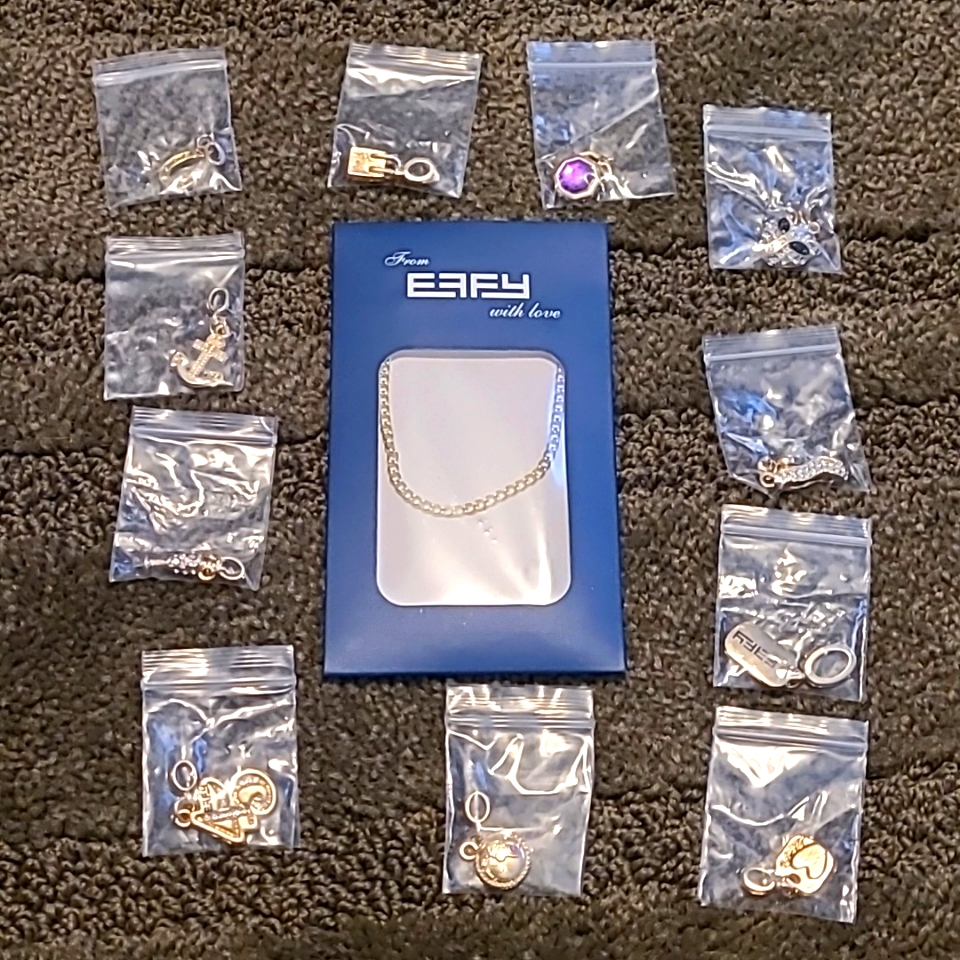 Effy Necklace And Set Of 11 Charms